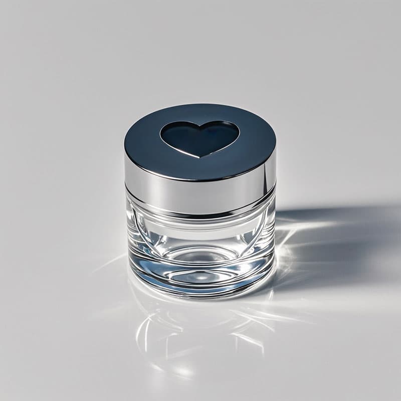 Luxurious Heart-Shaped Essence Bottle Caps - Zinc Alloy & Aluminum Alloy Craftsmanship