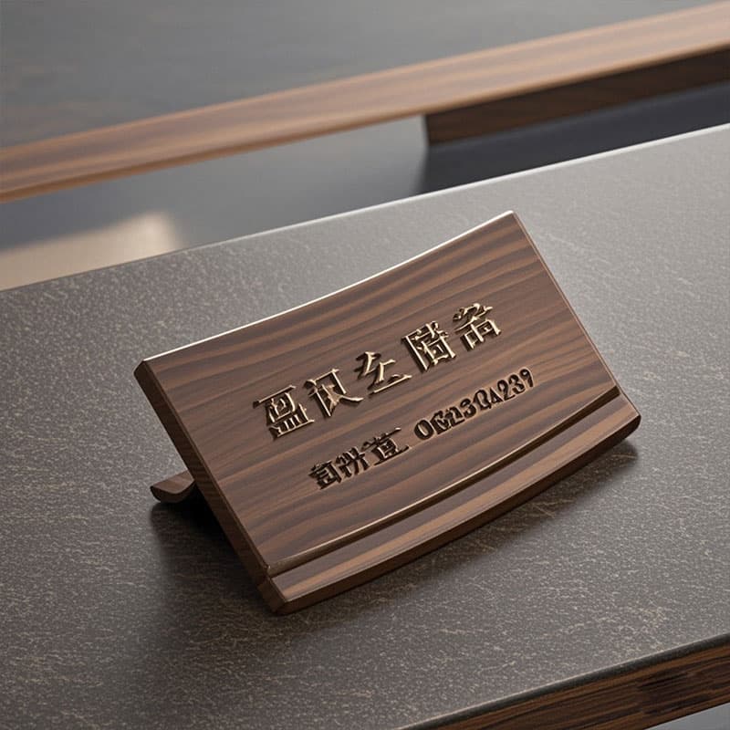 business desk nameplate 