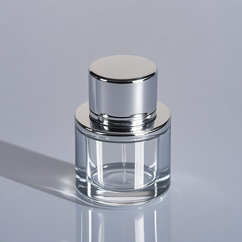 perfume with silver cap