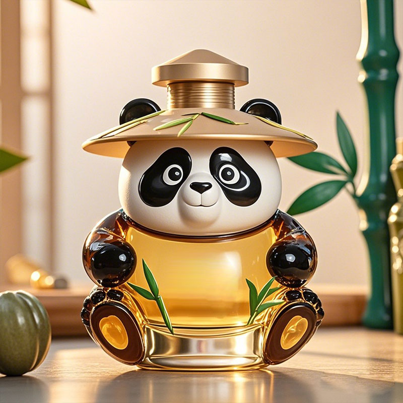 Kung Fu Panda-inspired Bottle and Aluminum Alloy Die-cast Cap