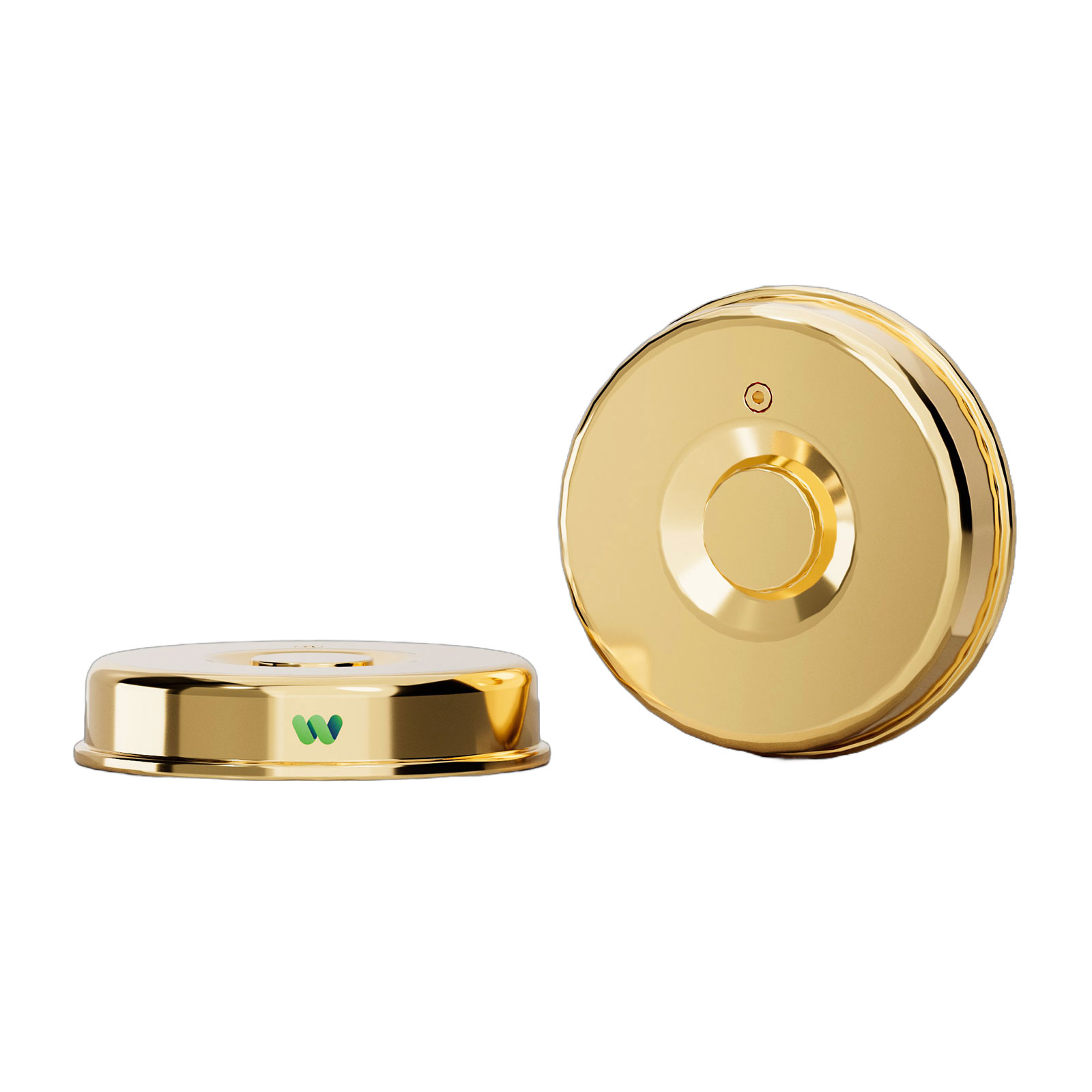Gold Aluminum Alloy Lid for Automatic Aromatherapy Device