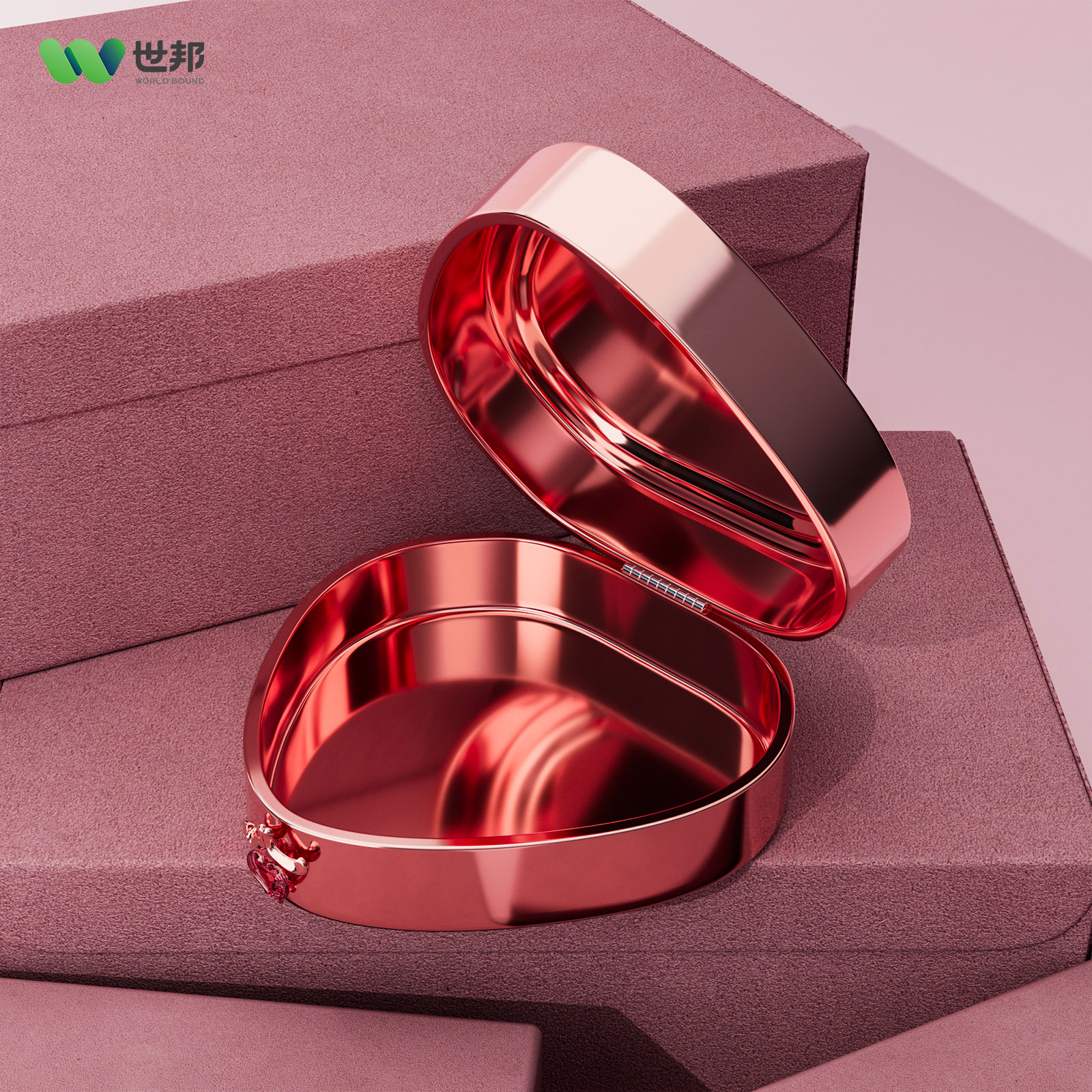 Zinc Alloy Solid Perfume Box