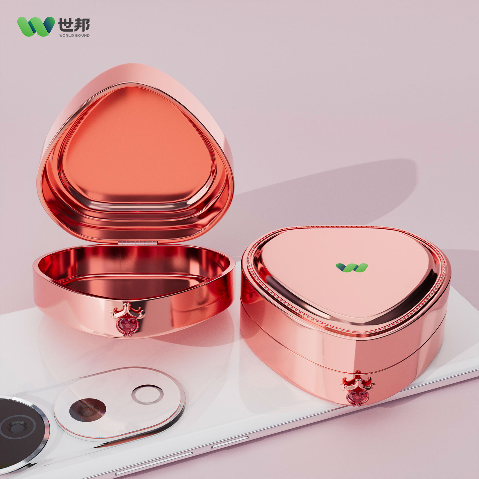 Zinc Alloy Solid Perfume Box