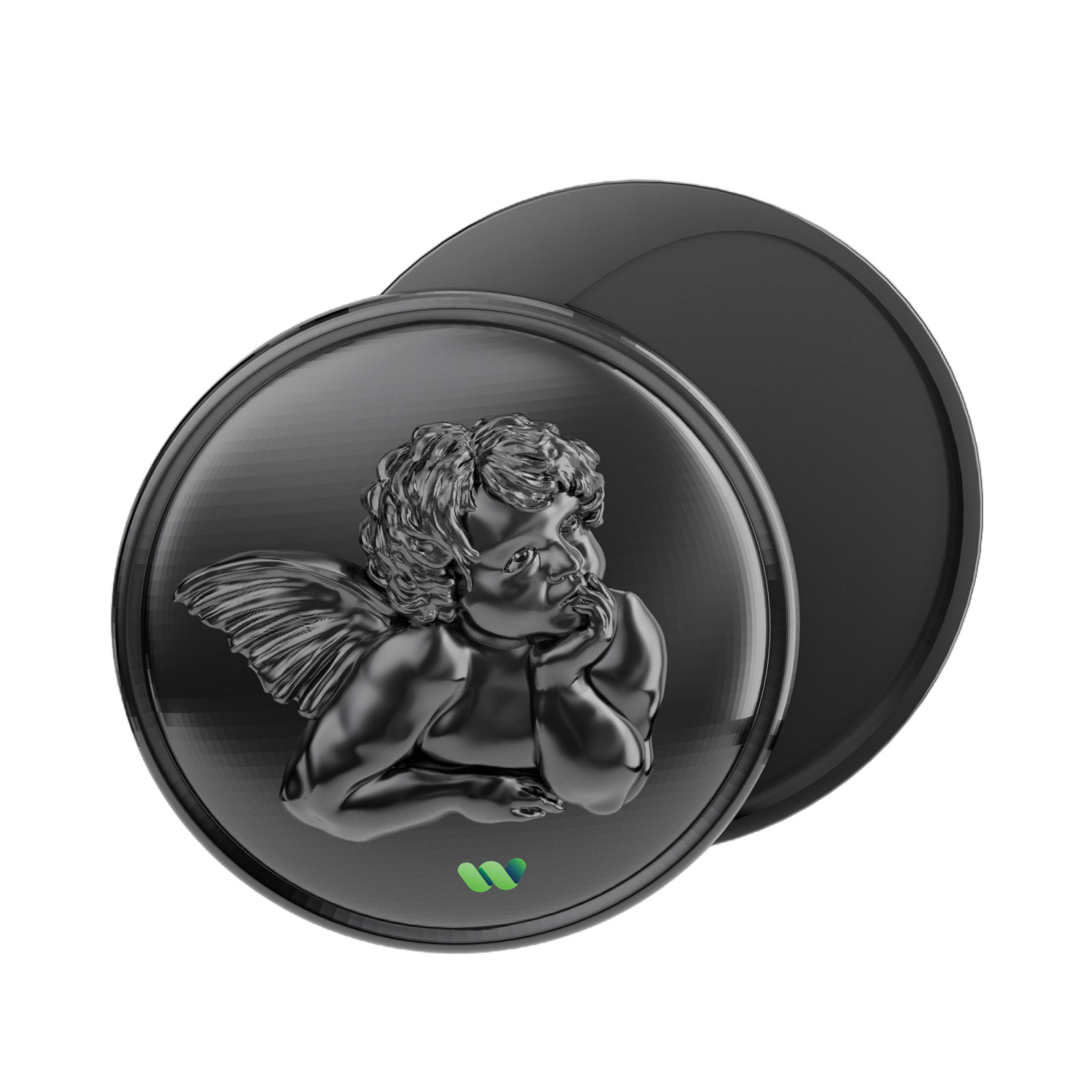 Embossed Solid Zinc Alloy Sliding Lid Balm Box