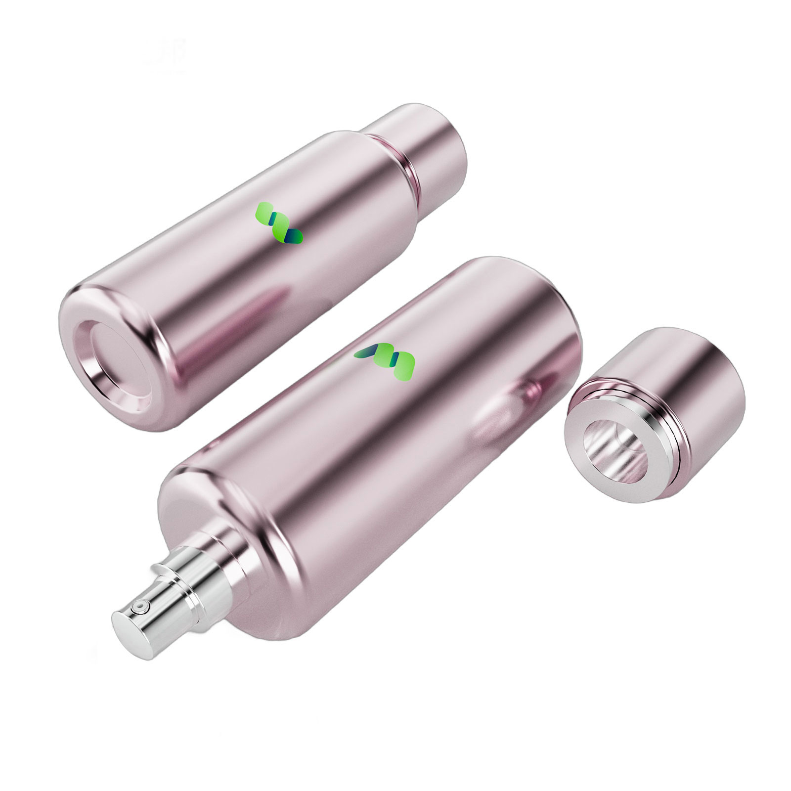 Forged Aluminum Anodized Rose Gold Perfume Spray Bottle