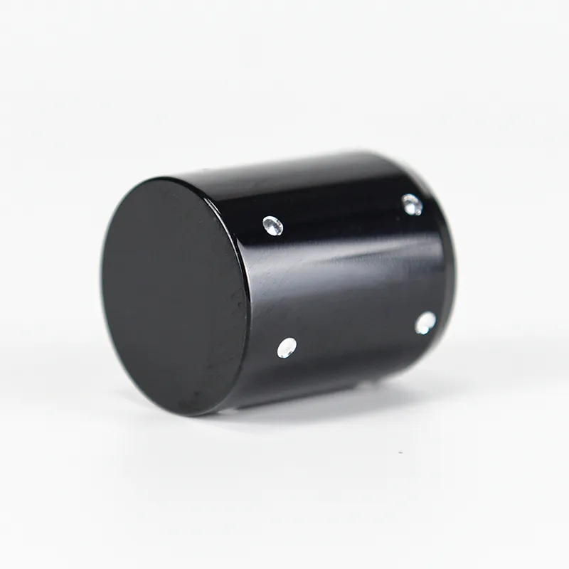 Cylindrical Perfume Cap with Perforated Crystal-Set Decoration - Image 4