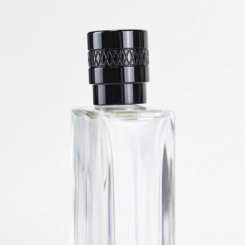 Zinc Alloy T-Shaped Perfume Cap with Triangular Textured Ring and Custom Surface Finishes - Image 5