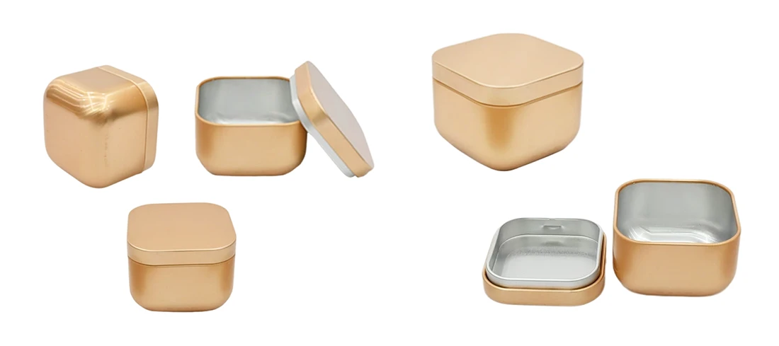 stamped drawn tinplate balm case